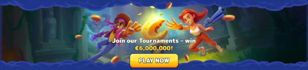 Banner promozionale torneo con montepremi di €6.000.000.